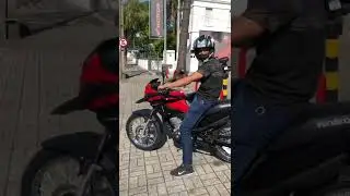 Tirando a nova XRE 190 2022 da Honda
