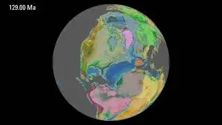 Plate Reconstruction from 300 Ma to Present, Centered on Atlantic
