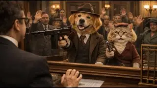 &ldquo;Meet the Furry Crime Duo: Bonnie the Cat & Clyde the Dog!