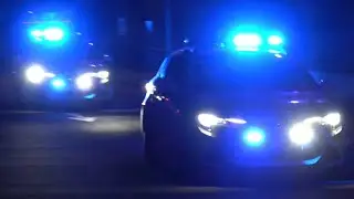 Merseyside Police, X3 Marked Toyota Corollas responding in convoy out of Edge Lane Police Station