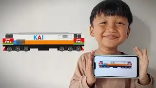LABO BRICK TRAIN!!NAUFAL MEMBUAT CC206 NATARU 2025-2026!!#keretaapi 