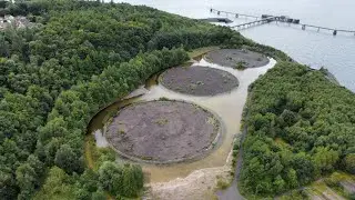 Inverkip Power Station,Scotland,now Demolished, a stunning sight from the air,DJI Mini 2 se Footage