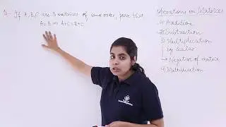 Class 12th &ndash; Addition & Subtraction Problem-2 | Matrices | Tutorials Point