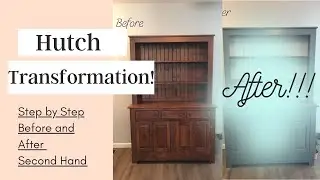 Hutch Transformation | Step by Step Second Hand Flip with Before and Afters