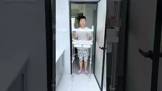 A #floor-standing toilet rack that can be placed on the toilet,