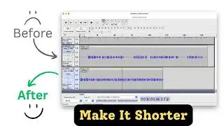 How To Reduce the Length of Silences and Pauses (Automatcally) | Audacity