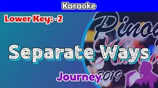 Separate Ways by Journey (Karaoke : Lower Key : -2)