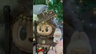 Labubu Christmas Tree #labubu #pop #zimomo #mokoko #popmart #blackpink #unboxing #fashion #christmas
