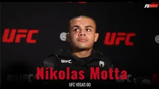 Nikolas Motta UFC Vegas 60 full post-fight interview