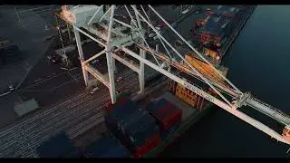 Alameda Estuary, Port of Oakland (DJI Phantom 4)