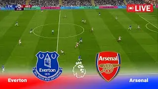 🔴LIVE : EVERTON vs ARSENAL - English Premier League 2025 | Full Match | PES 25 Game Simulation