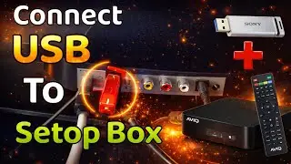 How to connect USB Pendrive to any Set top box | Connect USB to Set top Box Dish