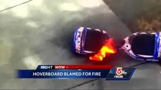Hoverboard causes house fire
