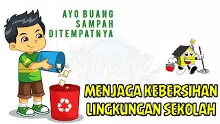 menjaga kebersihan lingkungan sekolah materi pjj pjok sd