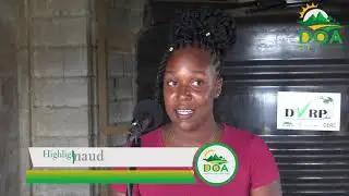 Farmers receive water tanks