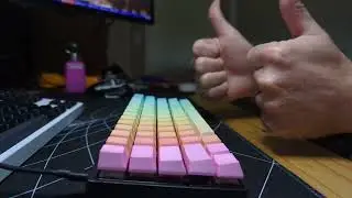 Vortex Pok3r rebuild with Gateron Pro Milky Yellows - sound test