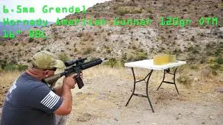 6 5mm Grendel Hornady American Gunner 120gr OTM gel test