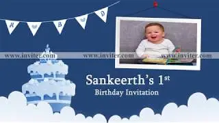 Best Birthday Video Invitation for Boys | Whatsapp Shareable Birthday Invitations | Inviter.com