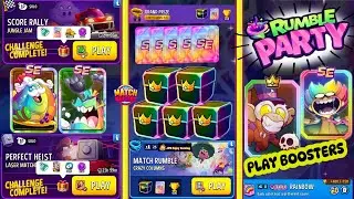 (2 Solo+1 Match Rumble+PARTY) Jungle Jam+Yummy Yellow 💛/ Laser Matches+Rainbow/ Crazy Columns 