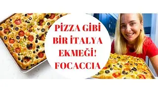 EN KOLAY FOCACCIA TARİFİ!🇮🇹 YOĞURMAK YOK! HER SEFERİNDE MÜKEMMEL SONUÇ!💯