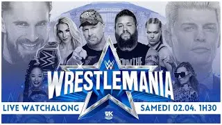 Wrestlemania 38 - Night 1 - Watchalong Wrestling KliniK - Seth Rollins - Stone Cold Steve Austin