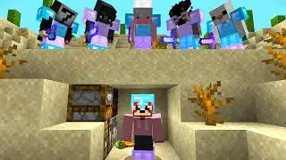 Minecraft Speedrunner VS 5 Hunters