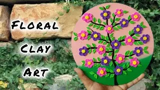 Transform Your Walls: Floral Clay Art DIY | Room Decor Ideas