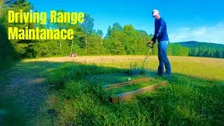 Maintenance on a Backyard Driving Range Never Stops!
