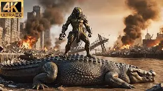 Predator vs Giant Crocodile | City Under Attack | Epic Monster Battle