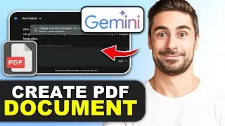 How to Create a PDF Document Directly in Google Gemini in 2026