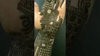 New stylish mehndi design / machis box design #shorts video #hennadesign