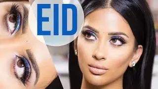 Navy Blue Glitter | Indian Wedding Guest | Eid Makeup | irenesarah