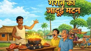 गरीब का जादुई मटन | Garib Ka Jadui Mutton | जादुई मटन की कहानी | HINDI MORAL STORY | KUTKUT TOONS |