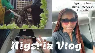 Come with me to get my hair done in Lagos Nigeria | Hair Vlog | Medical Elective | Ciaomedic