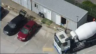 Nice clean yard and an incredible concrete plant!!
