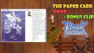 Ragnarok Retro (RO Retro) - Crusader - Defender - The Paper Card Drop + Bonus - Holy Cross Build