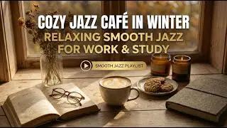 Cozy Jazz Caf&eacute; in Winter Relaxing Smooth Jazz for Work & Study