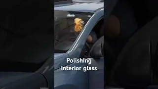 Как удалить налет курильщика с внутреннего стекла #уходзаавтомобилем #автомобиль