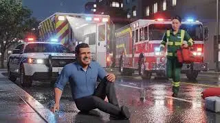 When danger strikes, police cars, fire trucks, and ambulances lead the way