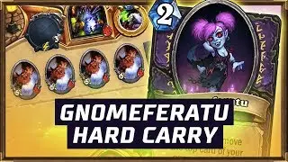 Gnomeferatu Hard Carry | Rastakhan&rsquo;s Rumble | Hearthstone