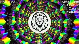 X (Equis) Remix - Nicky Jam x J Balvin x Ozuna x Maluma (Bass Boosted)