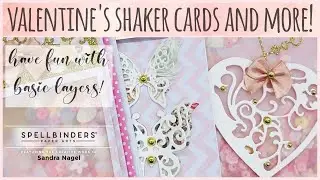 Valentine's Day Card Ideas feat Spellbinders Precision Layering Basics | Decor8yourlife January 2022
