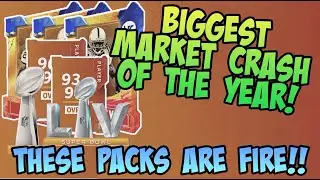 **BIGGEST MARKET CRASH OF THE YEAR** SUPER BOWL PACKS ARE ON FIRE!! MADDEN 21 ULTIMATE TEAM