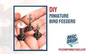 DIY Dollhouse Miniature Bird Feeder | 1:12 Scale Outdoor Miniatures