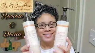 🤔MIXED REACTION | Carol's Daughter Almond Milk Collection Review | Wash and Demo