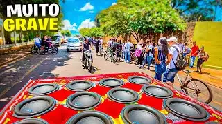 SAÍDA DE ESCOLA COM A S10 LOTADA DE SOM !