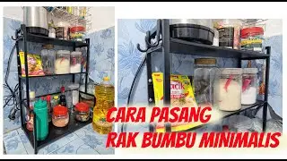 How to Install a Minimalist Spice Rack | Affordable