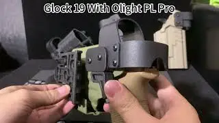 Glock 19 Kydex Holster for Olight PL Pro