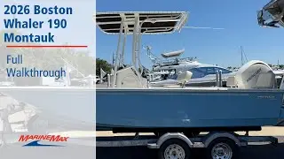НОВИНКА | Boston Whaler 190 Montauk 2026 года | УЖЕ В ПРОДАЖЕ НА МАРИНМАКС В СТ. ПИТЕРСКИХ УСЛОВИЯХ