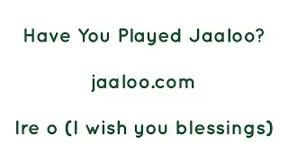 Have You Played Jaaloo Puzzles? Demonstration- 001 @Jack Lookman- jaaloo.com